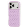 Ochranný kryt s puntíky pro iPhone 17 Pro Max / 18 Pro Max - fialový