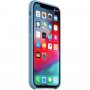 Apple silikonový kryt pro iPhone XS - chrpově modrý