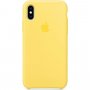 Apple silikonový kryt pro iPhone XS - kanárkově žlutý