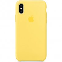 Apple silikonový kryt pro iPhone XS - kanárkově žlutý