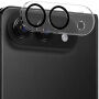 ENKAY tvrzené sklo k ochraně čoček zadního fotoaparátu pro iPhone Duo - černé