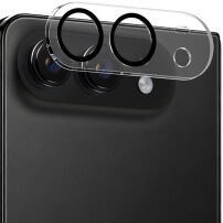 ENKAY tvrzené sklo k ochraně čoček zadního fotoaparátu pro iPhone Duo - černé