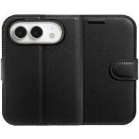Flipové pouzdro z PU kůže pro iPhone Duo - černé