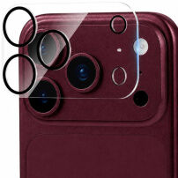 XDcase tvrzené sklo k ochraně čoček zadního fotoaparátu pro iPhone 18 Pro Max - černé