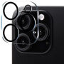 XDcase tvrzené sklo k ochraně čoček zadního fotoaparátu pro iPhone 15 Pro / 15 Pro Max - černé