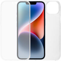 Dvoudílné pouzdro na přední i zadní stranu pro iPhone 14 - čiré