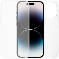 Dvoudílné pouzdro na přední i zadní stranu pro iPhone 14 Pro - čiré