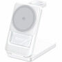Q29 Qi2.2 3v1 skládací magnetický bezdrátový stojánek pro iPhone / Apple Watch / AirPods - 25W - bílý