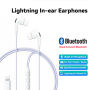 WEKOME YB13 sluchátka s konektorem Lightning - fialová