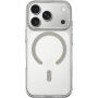 Transparentní kryt z tvrdého plastu s béžovým MagSafe pro iPhone 17 Pro Max / 18 Pro Max - čirý