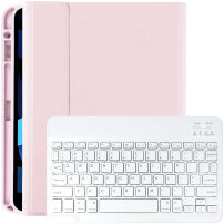 Pouzdro s klávesnicí a prostorem na Apple Pencil pro iPad Pro 11" (2024/2025) - světle růžové