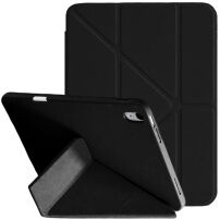 XDcase Y-fold pouzdro s origami stojánkem a prostorem na Apple Pencil pro iPad mini 6 / mini 7 - černé