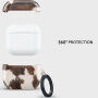 Burga obal se vzorem a karabinou pro AirPods 4 / 5 - Celestial