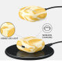 Burga obal se vzorem a karabinou pro AirPods 4 / 5 - Lemon Tart