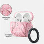 Burga obal se vzorem a karabinou pro AirPods 4 / 5 - Sakura