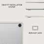 Burga matný kryt se vzorem pro MacBook Air 13" (A2681 / A3113 / A3240 / A3449) - Barely Yours