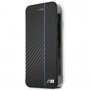 BMW pouzdro Carbon Book pro iPhone SE (2020/2022) / 8 / 7 - černé