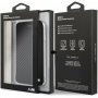 BMW pouzdro Carbon Book pro iPhone SE (2020/2022) / 8 / 7 - černé