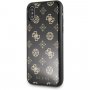 Guess Layer Glitter Peony kryt pro iPhone X / XS - černý