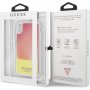 Guess přesýpací kryt svítící ve tmě pro iPhone X / XS - růžový