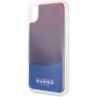 Guess přesýpací kryt svítící ve tmě pro iPhone XR - červený