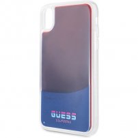 Guess přesýpací kryt svítící ve tmě pro iPhone XR - červený