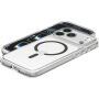Spigen Ultra Hybrid transparentní kryt s šedým MagSafe pro iPhone 17 Pro / 18 Pro - čirý