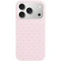 Ochranný kryt s puntíky pro iPhone 17 Pro / 18 Pro - růžový