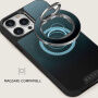 Burga Black Hole magnetický MagSafe otočný 360° stojánek pro iPhone - stříbrný