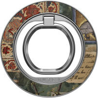 Burga Oath magnetický MagSafe otočný 360° stojánek pro iPhone - stříbrný