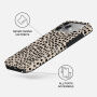 Burga Tough kryt se vzorem a MagSafe pro iPhone 17 Pro / 18 Pro - Almond Latte