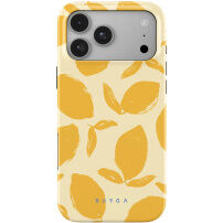 Burga Tough kryt se vzorem a MagSafe pro iPhone 17 Pro / 18 Pro - Lemon Tart