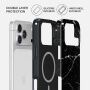 Burga Tough kryt se vzorem a MagSafe pro iPhone 17 Pro / 18 Pro - Noir Origin