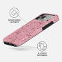 Burga Tough kryt se vzorem a MagSafe pro iPhone 17 Pro / 18 Pro - Sakura
