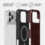 Burga Tough kryt se vzorem a MagSafe pro iPhone 17 Pro Max / 18 Pro Max - Capulet