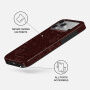 Burga Tough kryt se vzorem a MagSafe pro iPhone 17 Pro Max / 18 Pro Max - Capulet