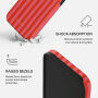 Burga Tough kryt se vzorem a MagSafe pro iPhone 17 Pro Max / 18 Pro Max - Pomegranate