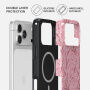 Burga Tough kryt se vzorem a MagSafe pro iPhone 17 Pro Max / 18 Pro Max - Sakura