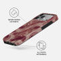 Burga Tough kryt se vzorem a MagSafe pro iPhone 17 Pro Max / 18 Pro Max - Tender Kiss
