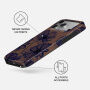 Burga Tough kryt se vzorem a MagSafe pro iPhone 17 Pro Max / 18 Pro Max - Velvet Night