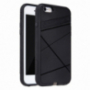 NILLKIN 2v1 super odolný kryt / obal pro Qi bezdrátové nabíjení Apple iPhone 6S / 6 - černý