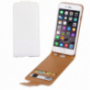Otevírací elegantní flipové pouzdro pro Apple iPhone 6S Plus / 6 Plus – bílo hnědé