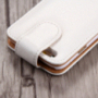 Otevírací elegantní flipové pouzdro pro Apple iPhone 6S Plus / 6 Plus – bílo hnědé