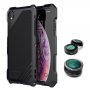 Viking extra odolné pouzdro se 3 výměnnými objektivy pro iPhone X / XS - černé