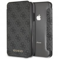 Guess Charms Book case pouzdro pro iPhone XS Max - šedé