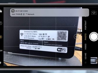 iOS 11 QR kód