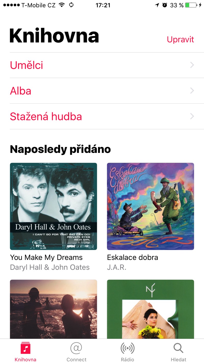 jak nahrát hudbu do iPhonu