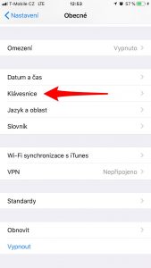 klávesnice pro iPhone