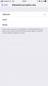 klávesnice pro iPhone