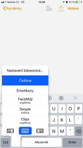 klávesnice pro iPhone